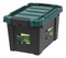 IRIS USA Lockable Heavy Duty Plastic Storage Bins Container with Lids and Secure Latching Buckles